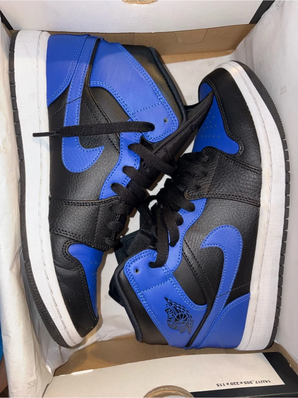 Nike Air Jordan 1 Mid - Black/Blue